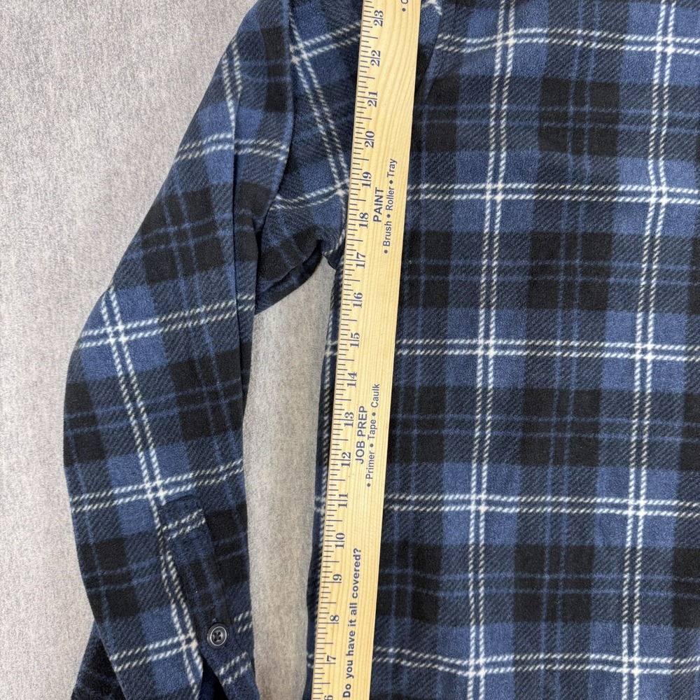 Eddie Bauer Men's 2XL Quest‎ Multi-Colored Plain Button-down Fleece Casual Cozy - Picture 10 of 11